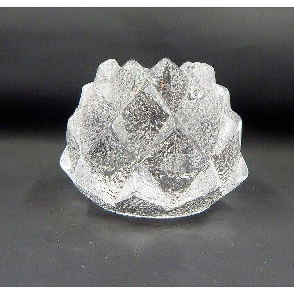 Orrefors Sweden Firefly Nimbus Artichoke Crystal Candle Holder - Picture 2 of 16